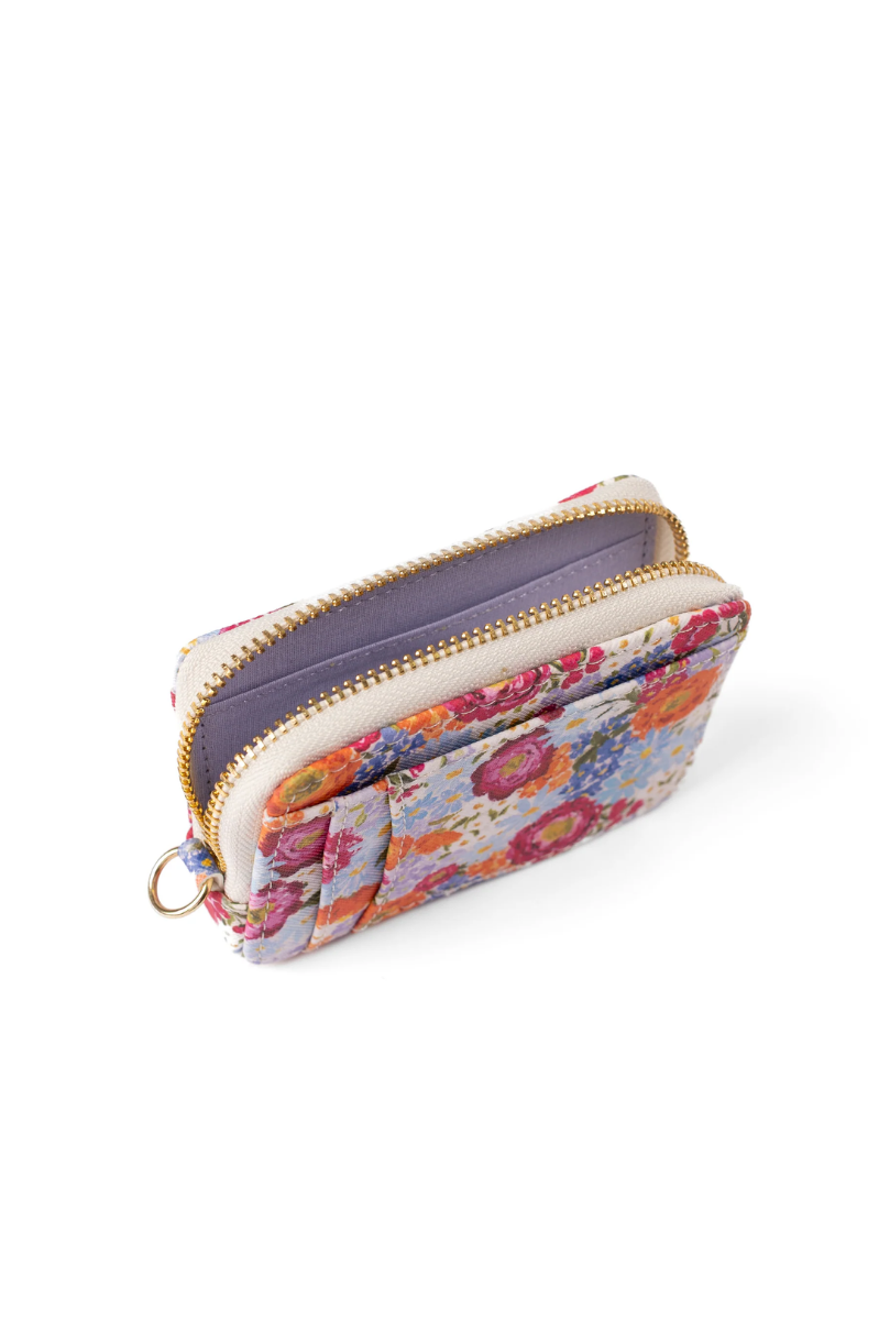 Floral Zip Wallet