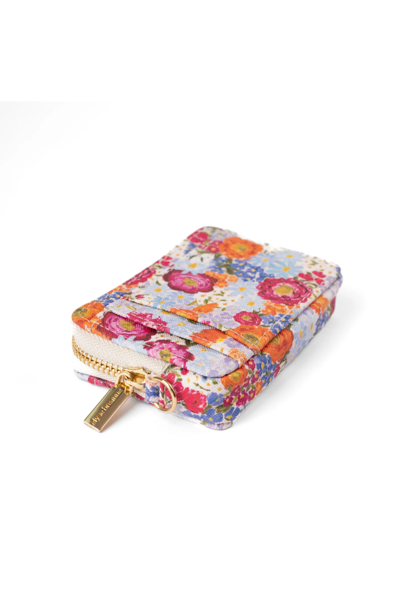 Floral Zip Wallet