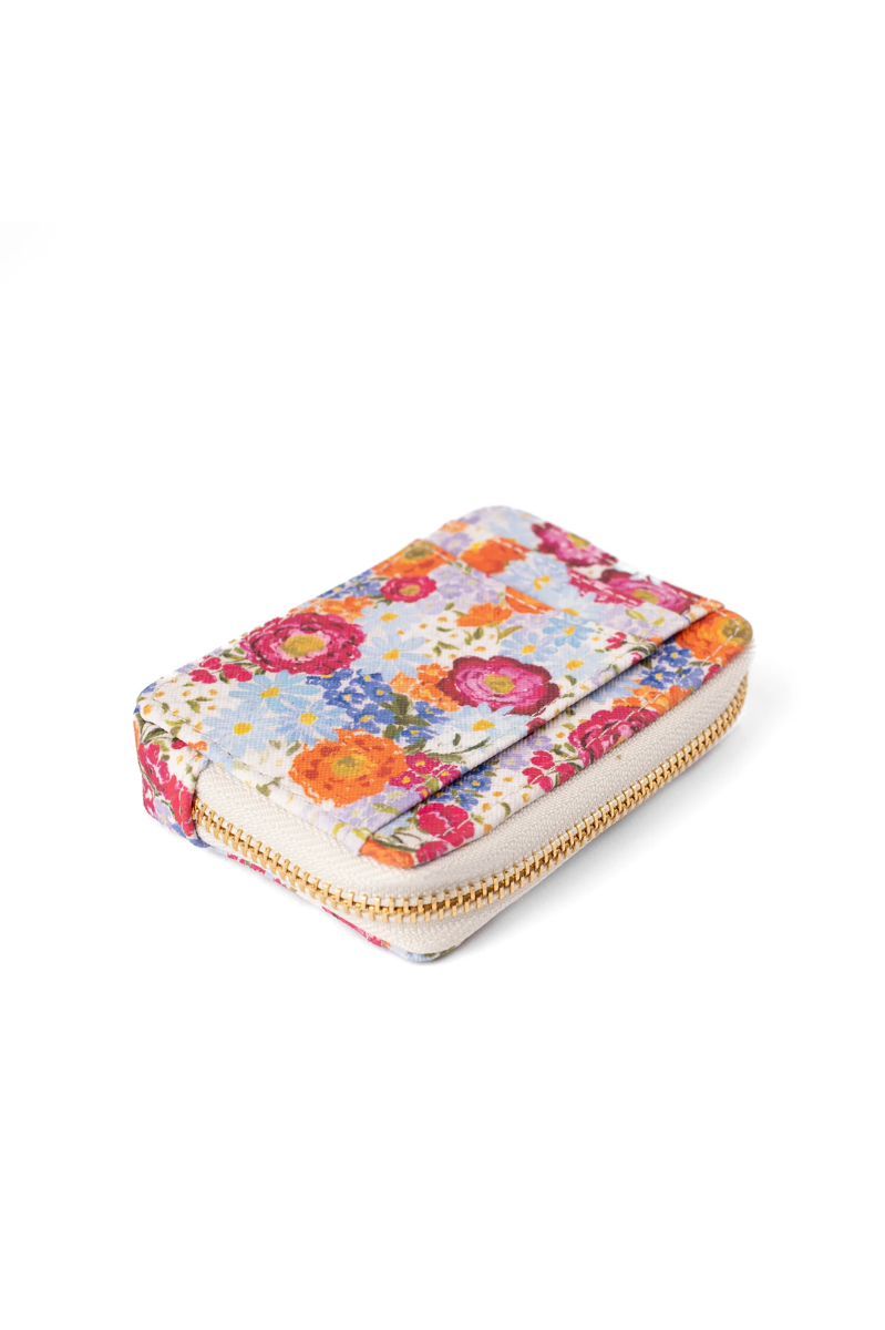 Floral Zip Wallet