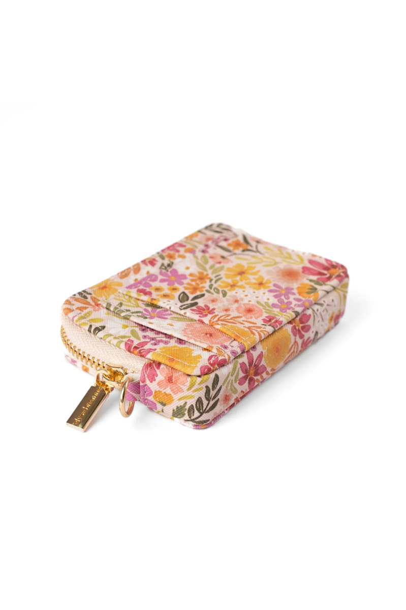 Floral Zip Wallet