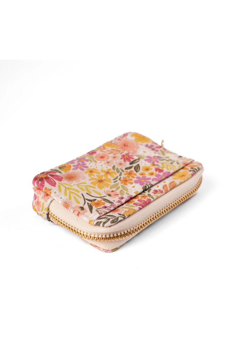 Floral Zip Wallet