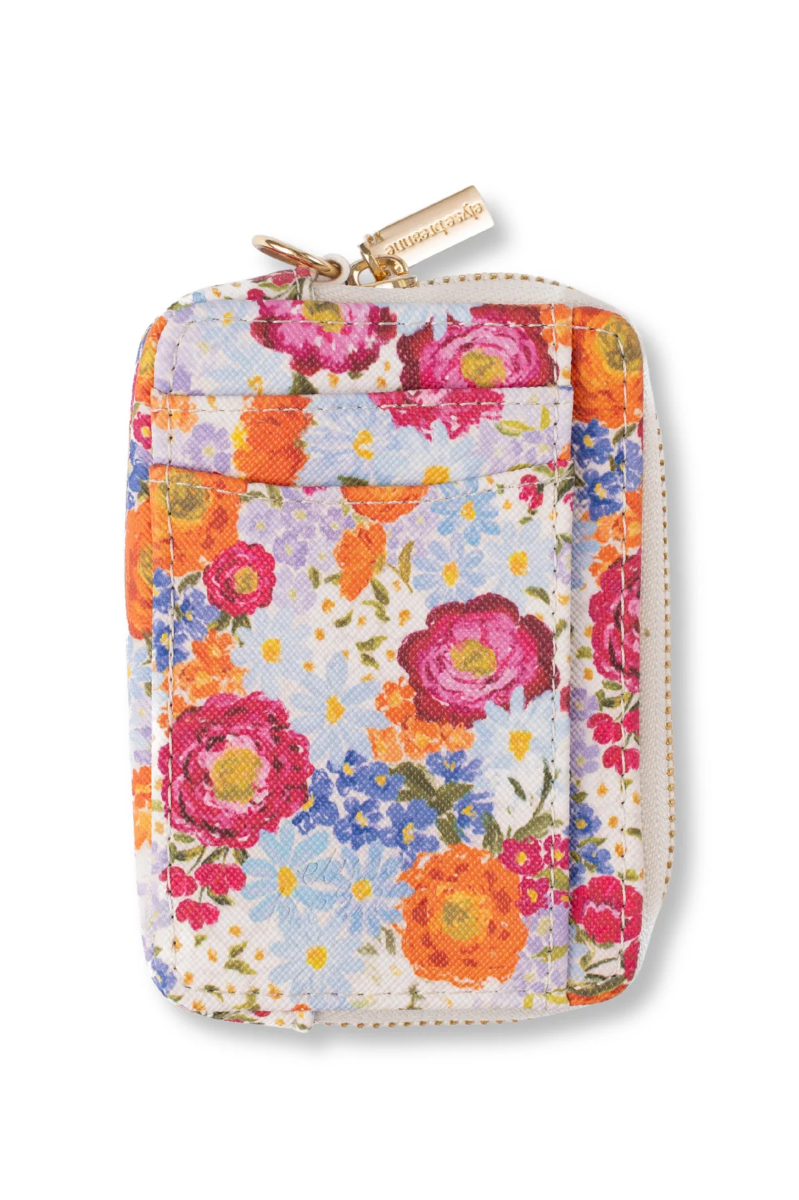Floral Zip Wallet