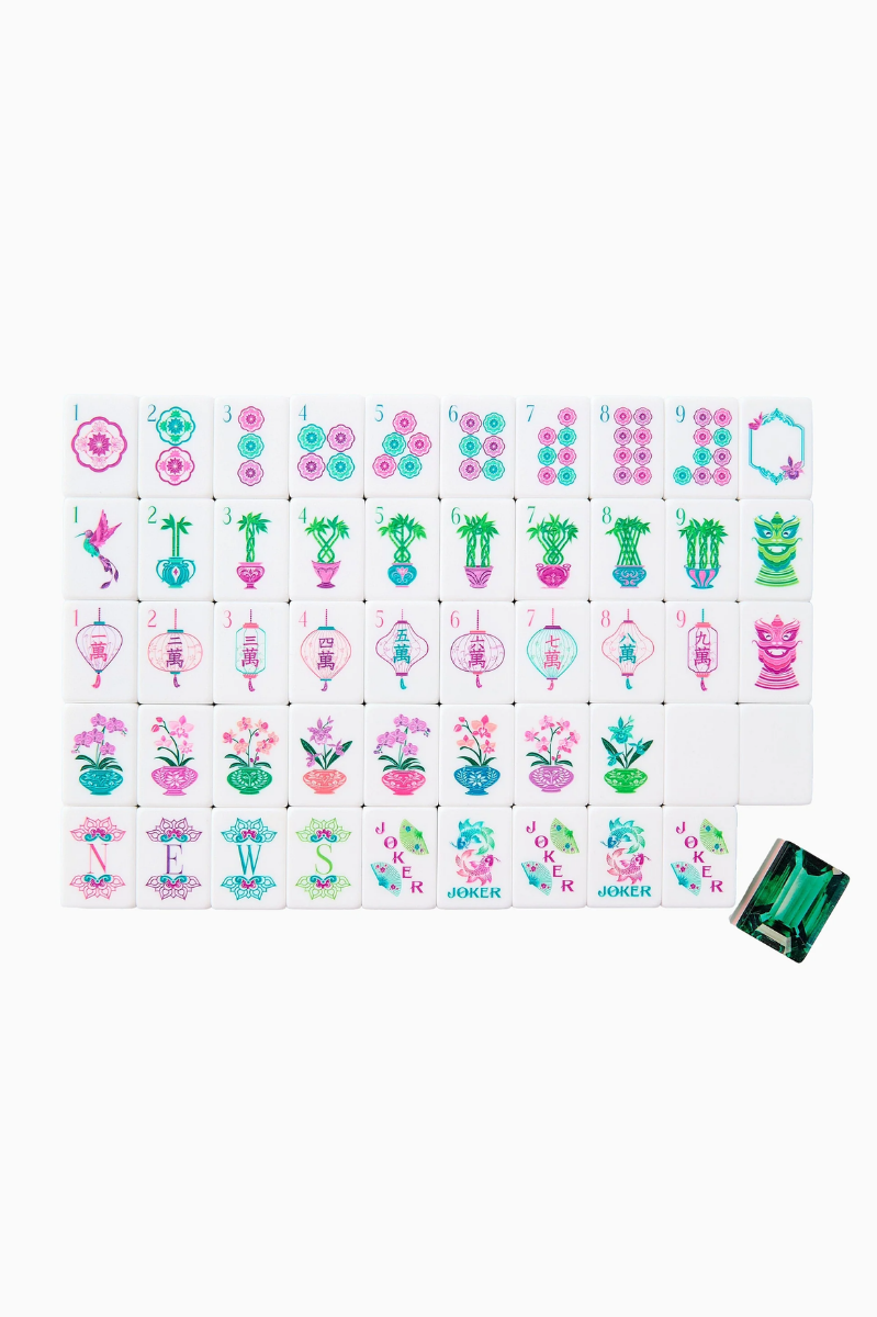 Emerald Mahjong Tiles | Oh My Mahjong