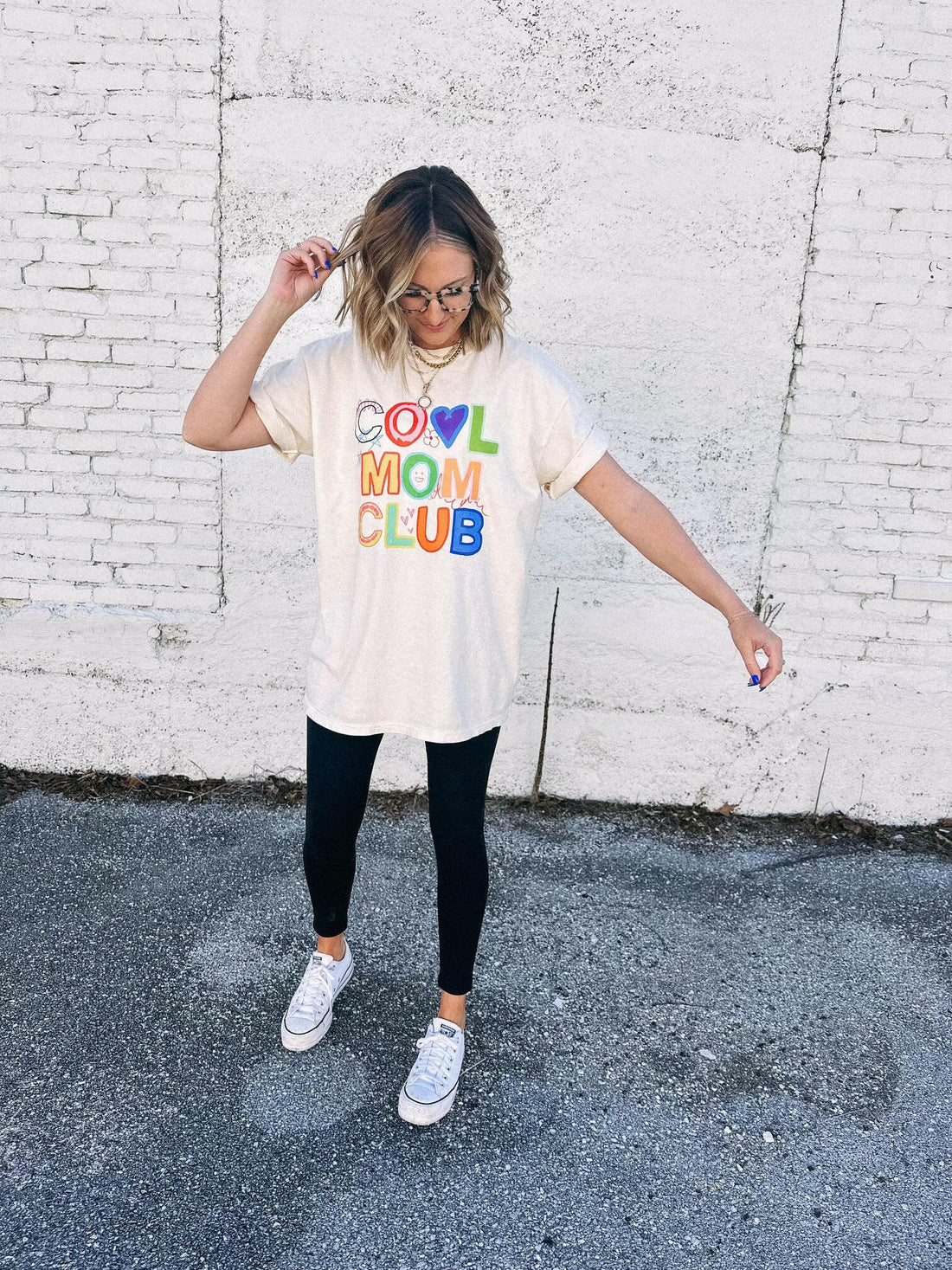 Funky Cool Mom Club Graphic Tee | Final Sale