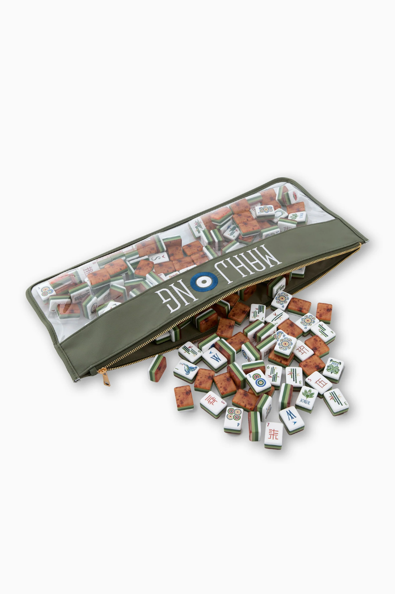 Forest Green Mahjong Bag | Oh My Mahjong