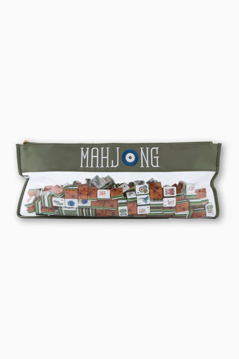 Forest Green Mahjong Bag | Oh My Mahjong