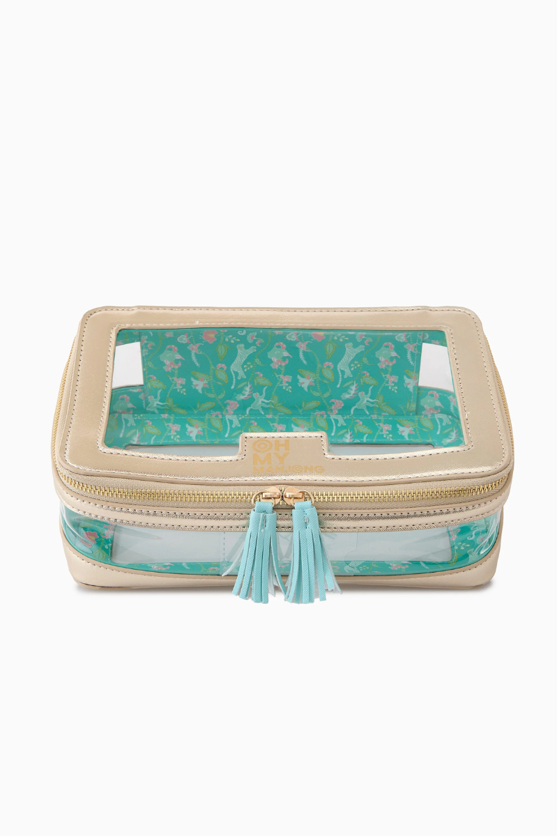 Gold Tile Storage Bag | Oh My Mahjong