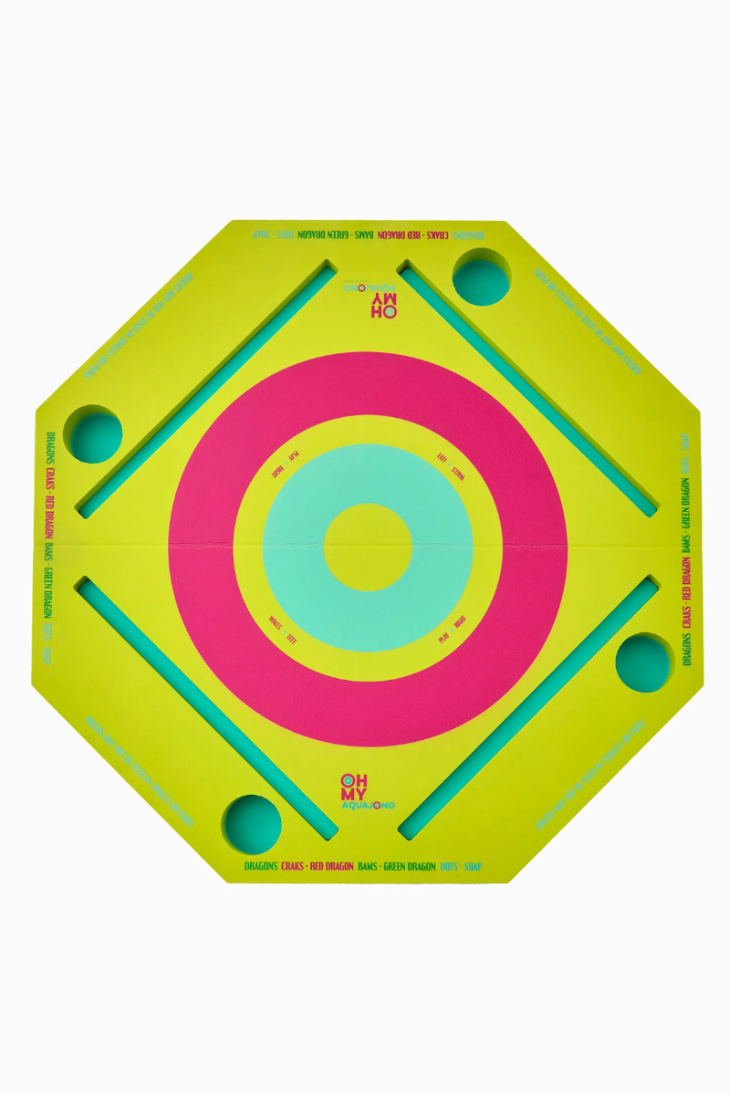 COMING SOON! Green Aqua Jong Pool Mat | Oh My Mahjong