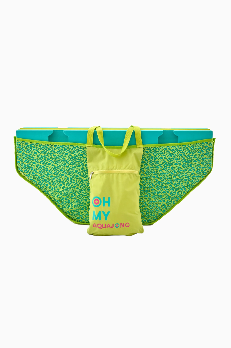 COMING SOON! Green Aqua Jong Pool Mat | Oh My Mahjong
