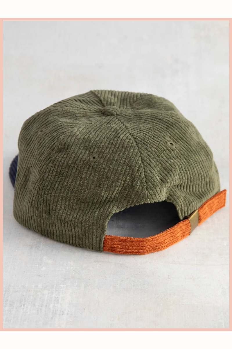 Corduroy Peace Snapback Hat | Natural Life