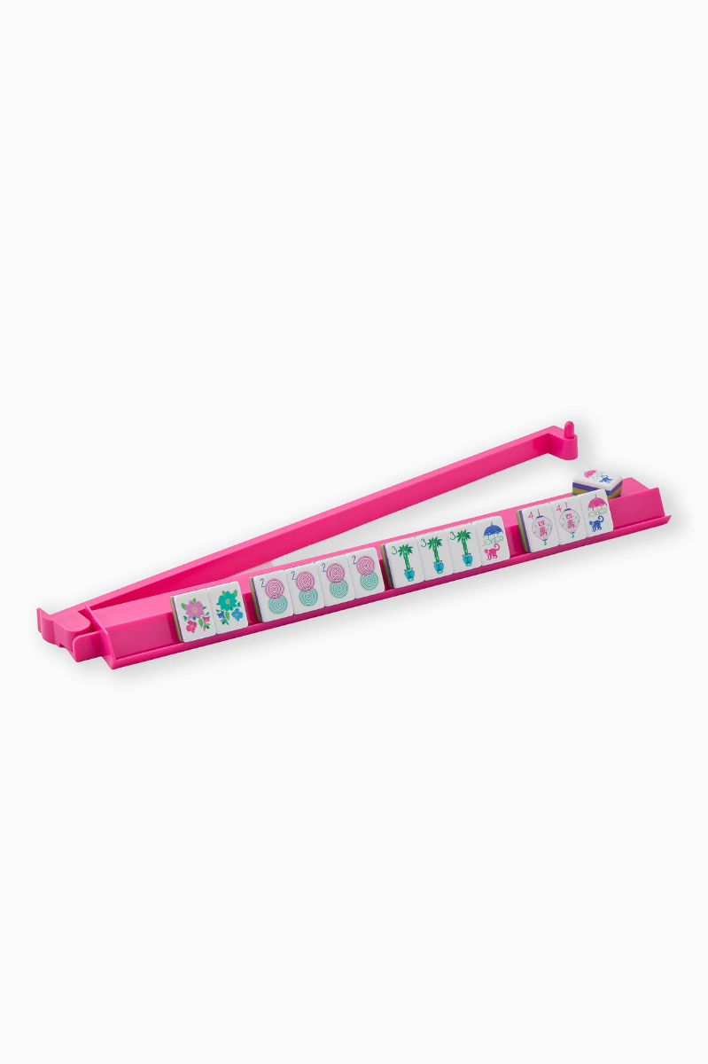 Hot Pink Rack & Pusher Set | Oh My Mahjong