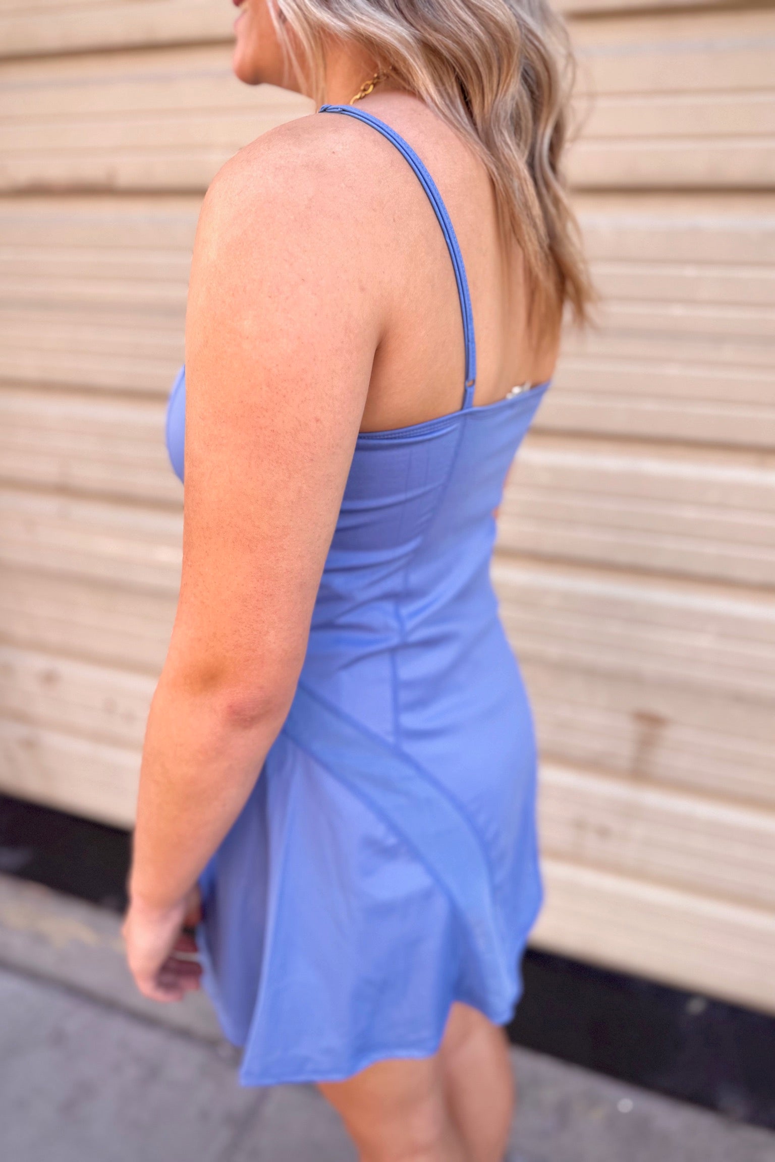 Activewear Mesh Detail Tennis Mini Dress