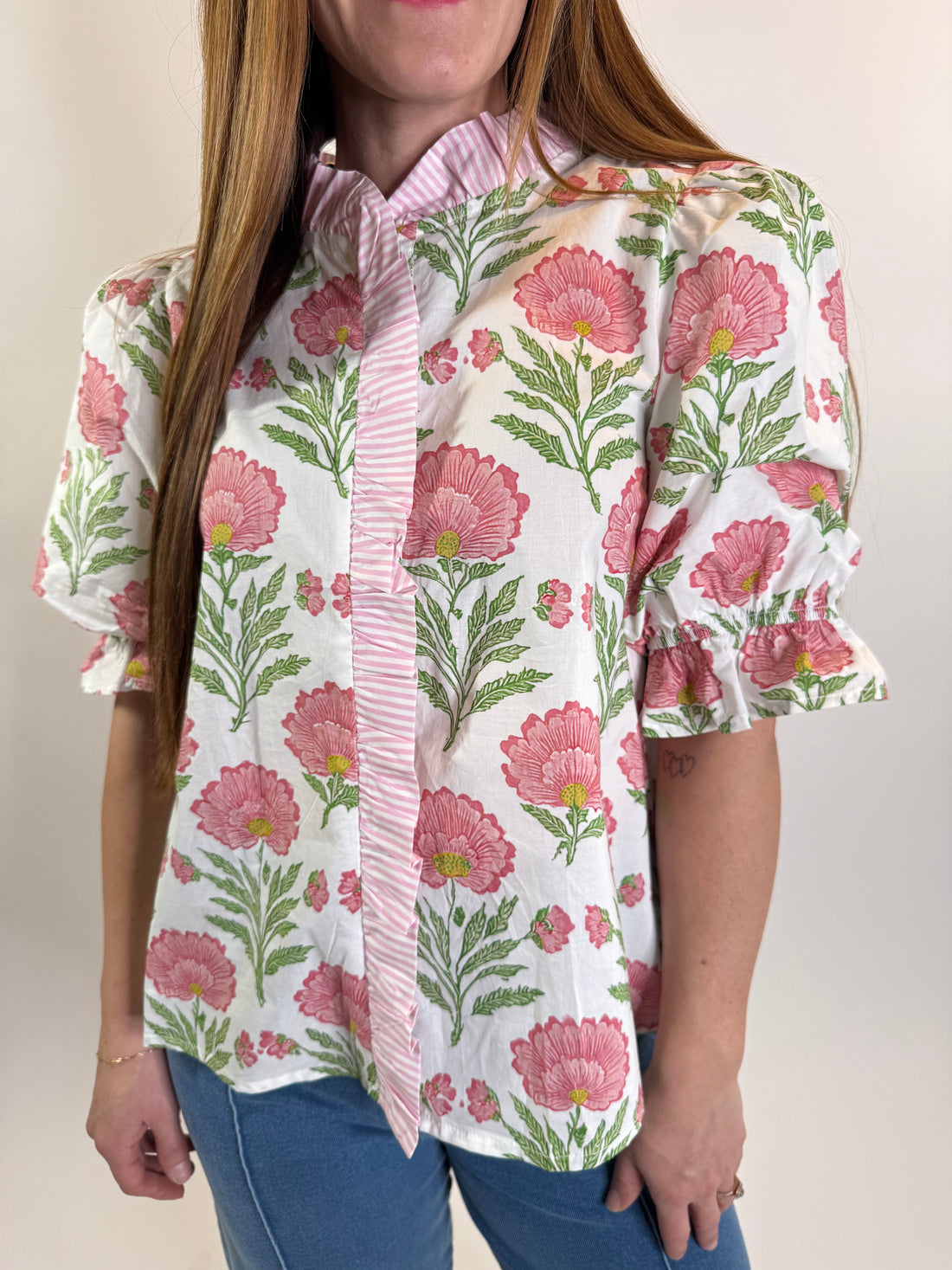 Meadow Muse Floral Top | Final Sale
