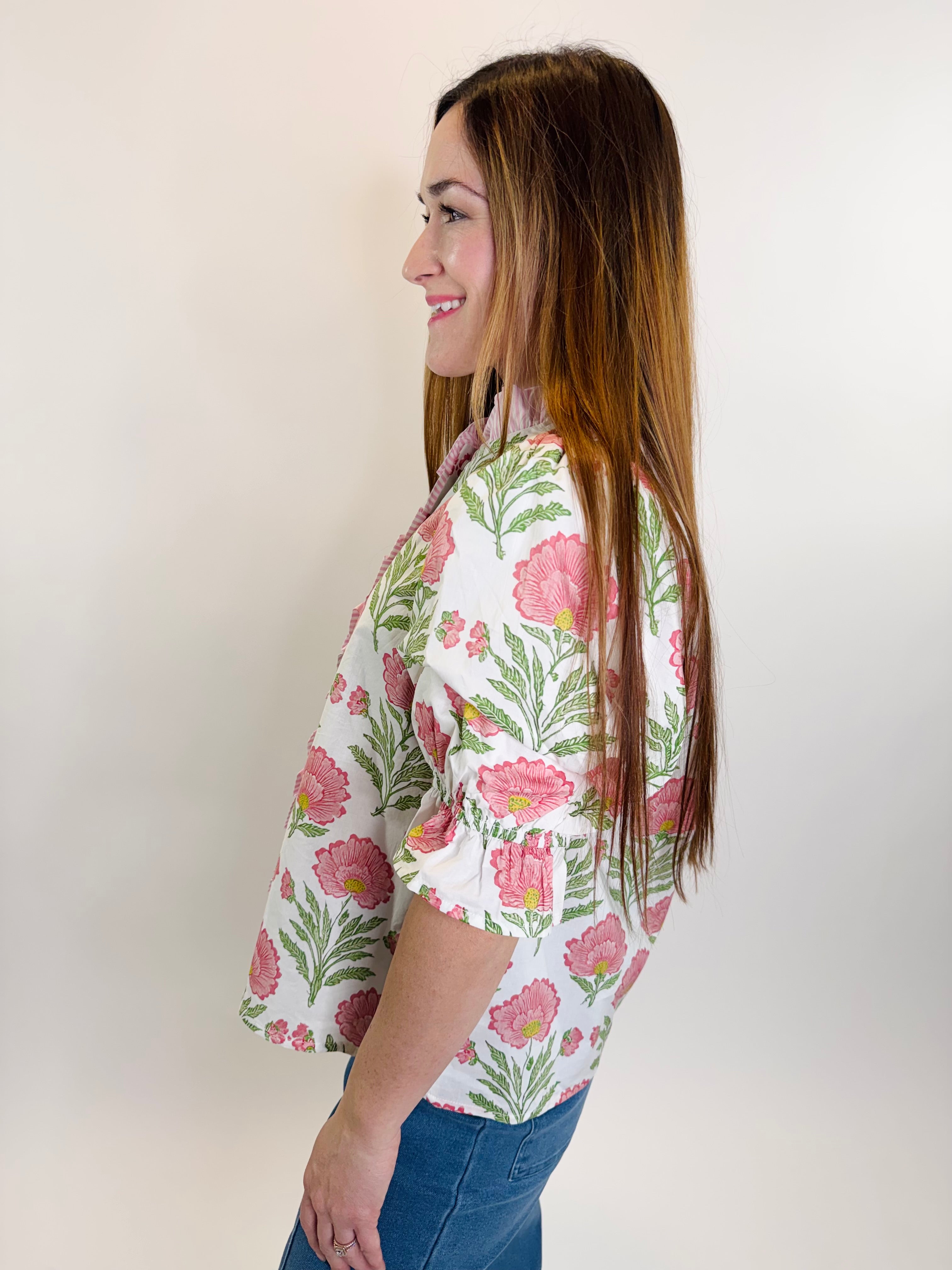 Meadow Muse Floral Top | Final Sale