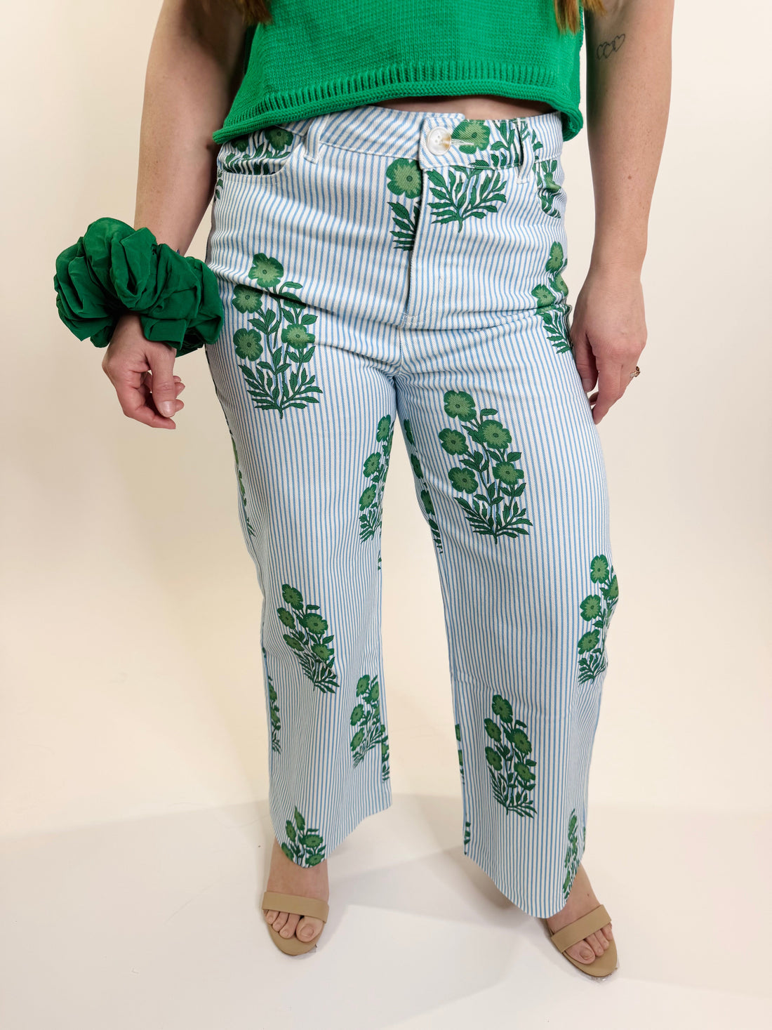 Garden Party Stripe Pants