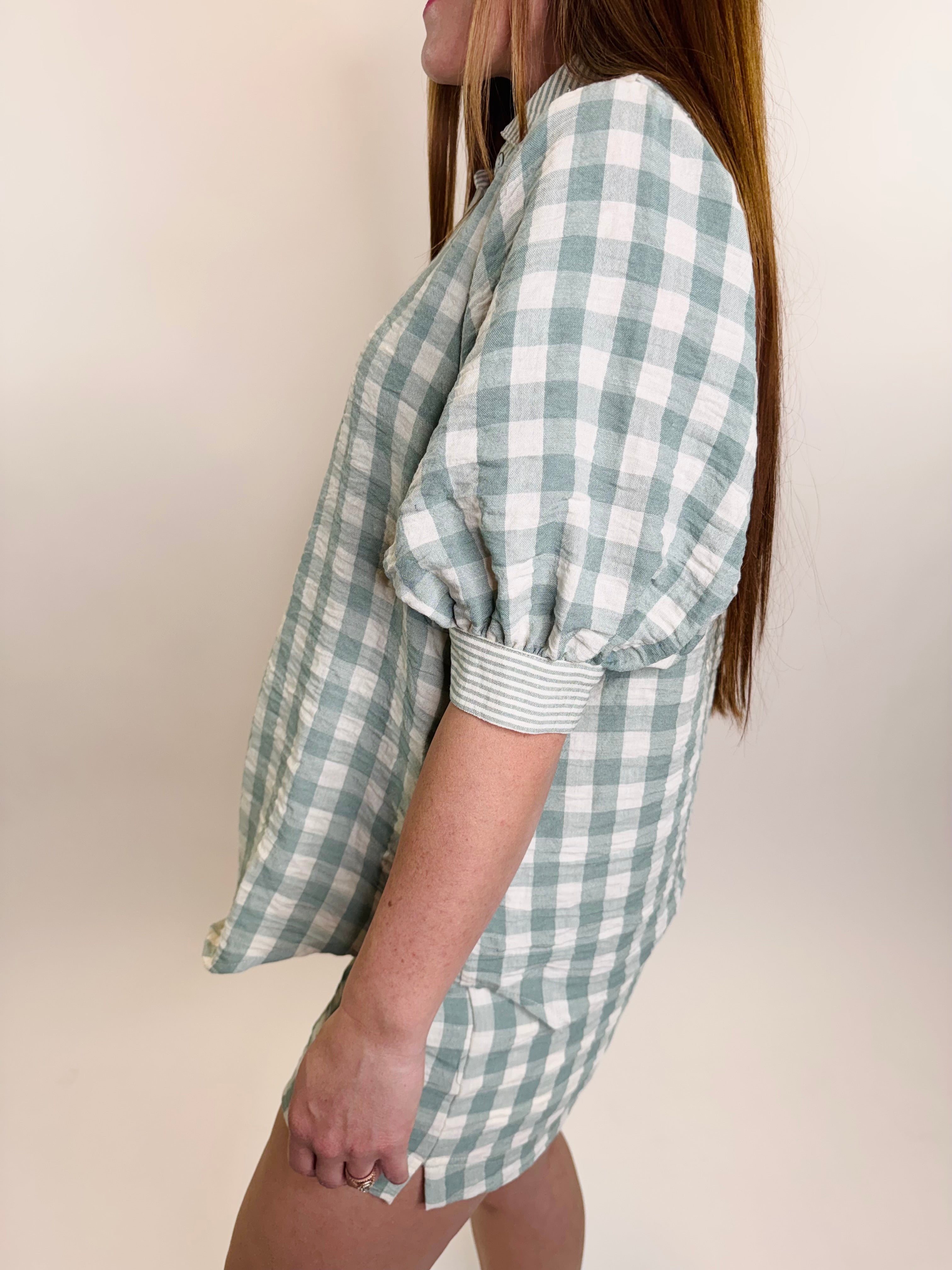 Picnic Gingham Lounge Top