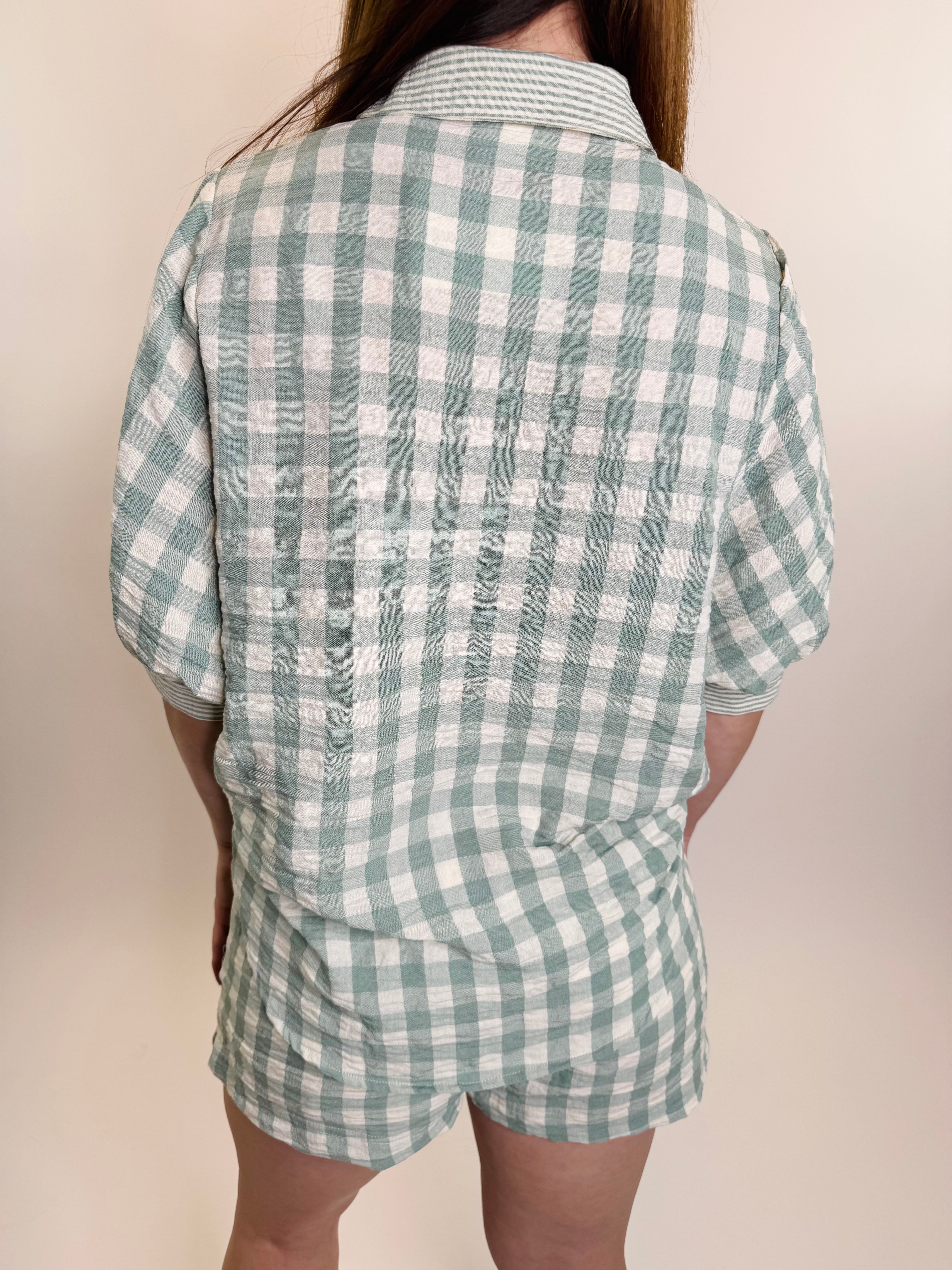 Picnic Gingham Lounge Top