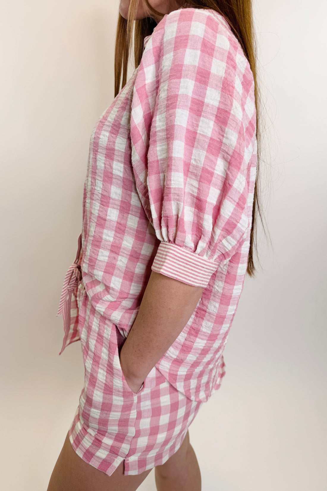 Picnic Gingham Lounge Top