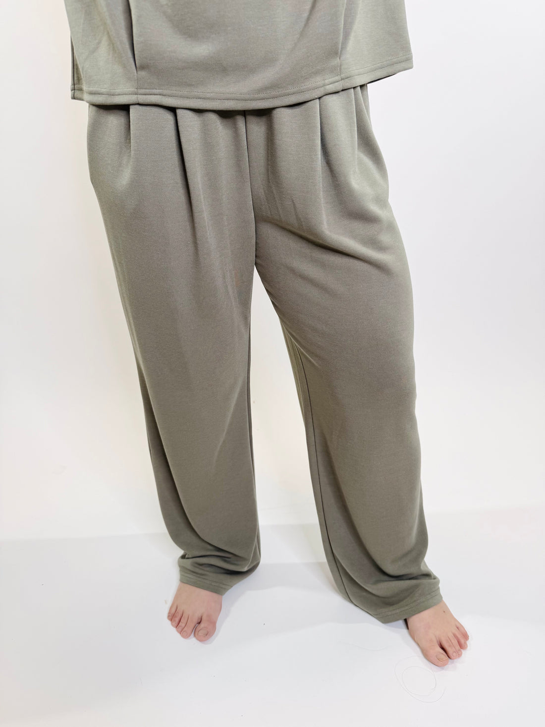 Solid Knit Comfy Pants