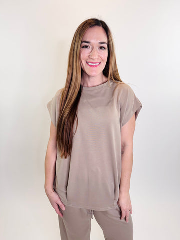 Solid Knit Sleeveless Comfy Top