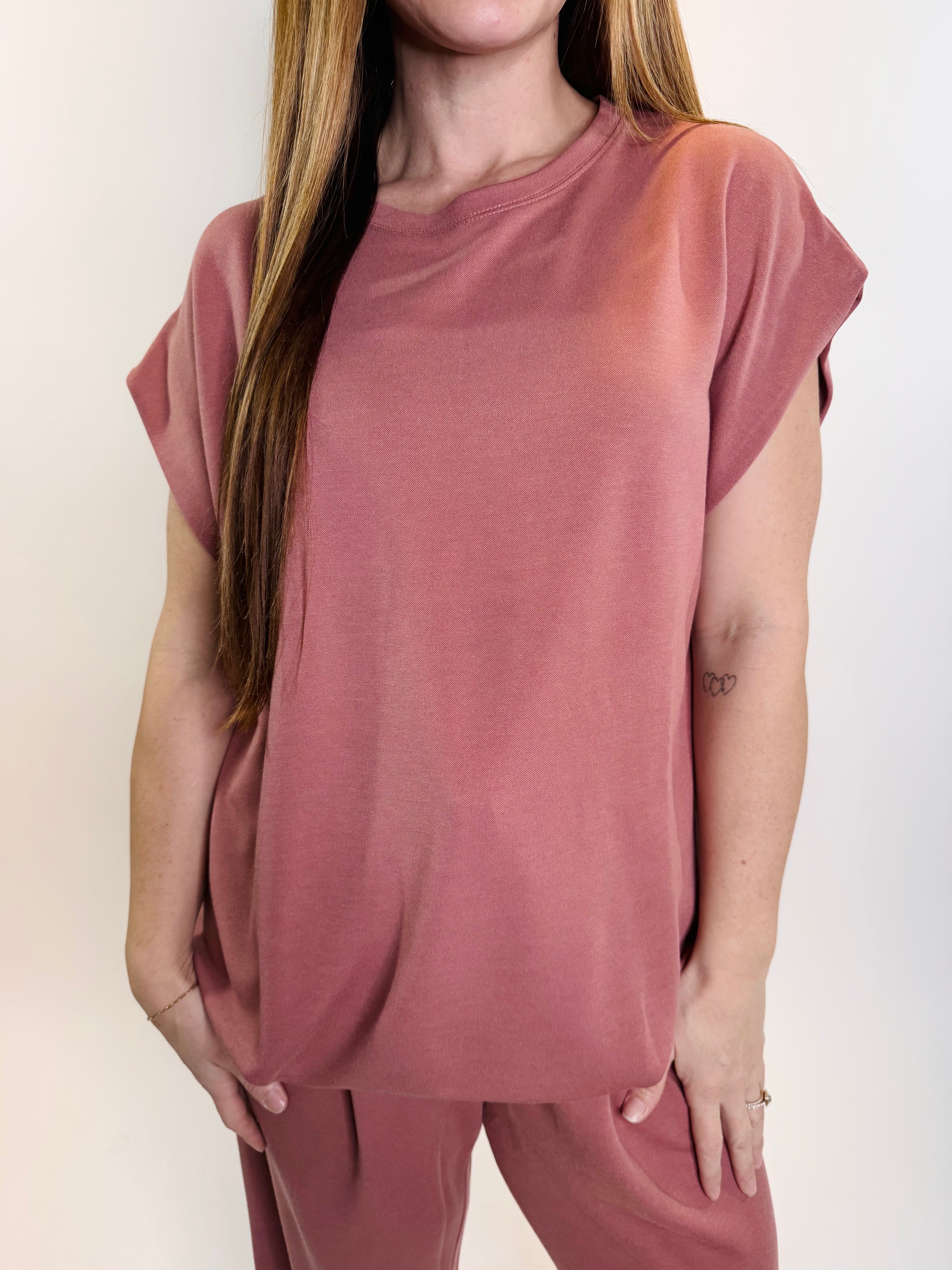 Solid Knit Sleeveless Comfy Top