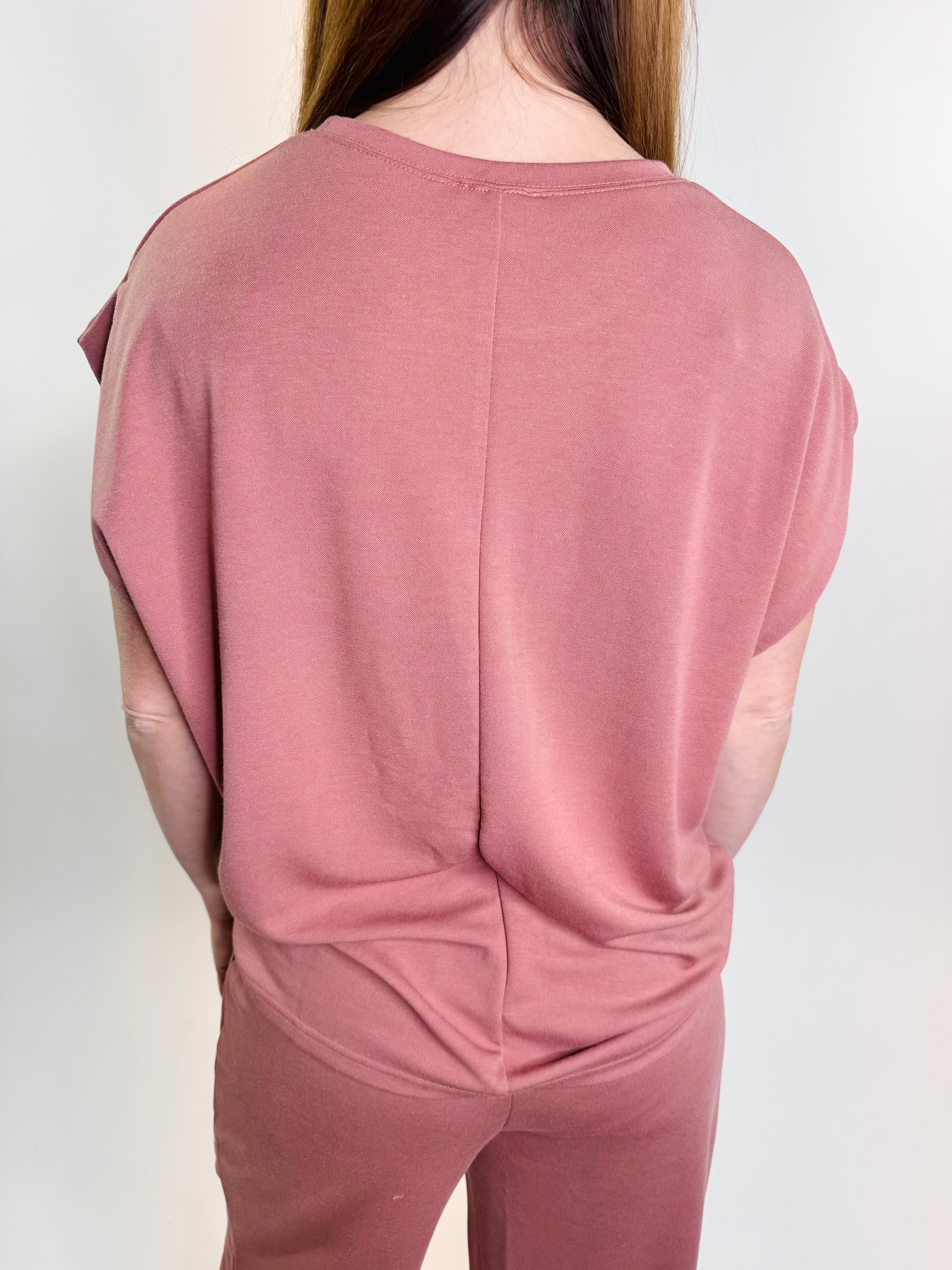 Solid Knit Sleeveless Comfy Top