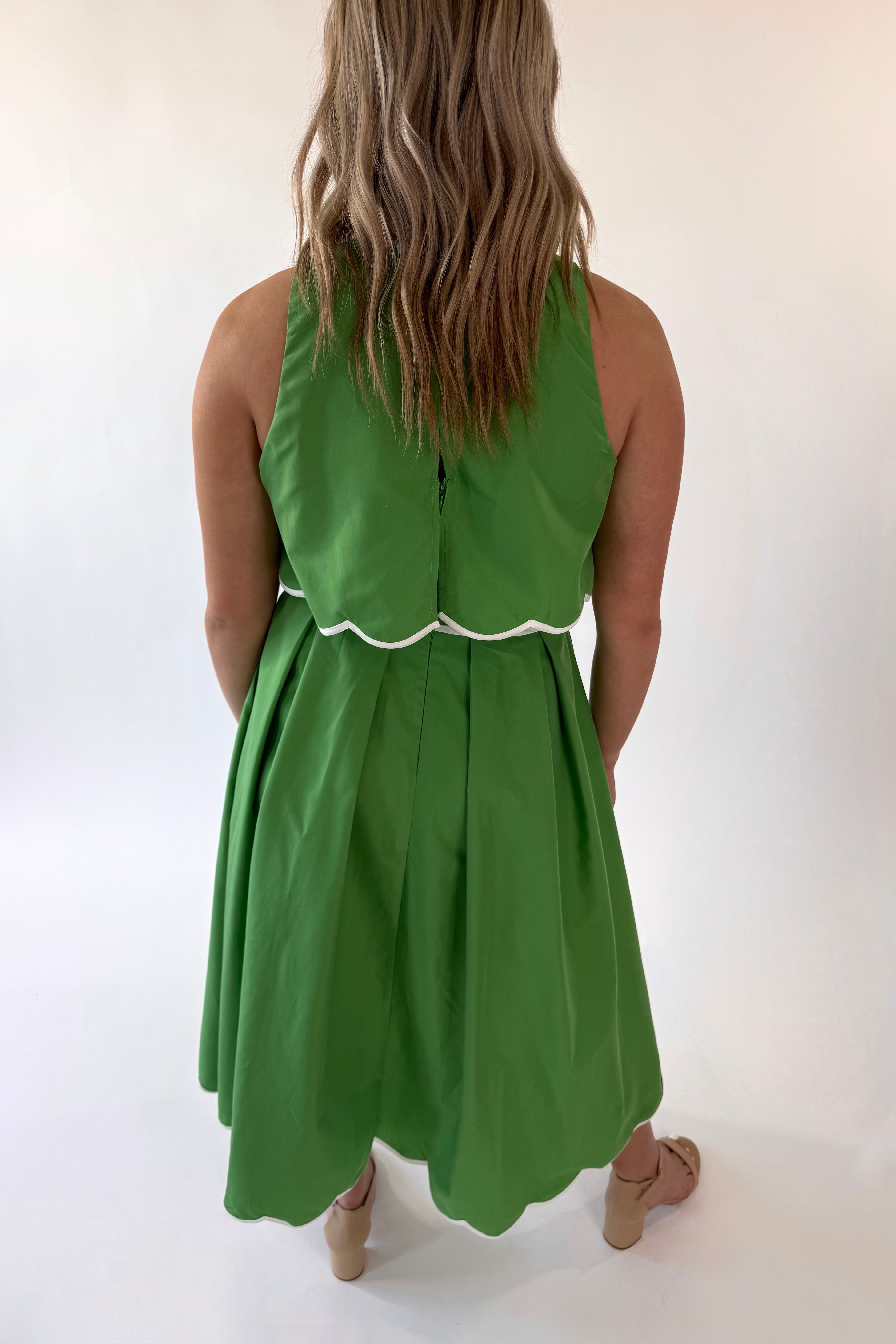 Lime Lit Midi Dress