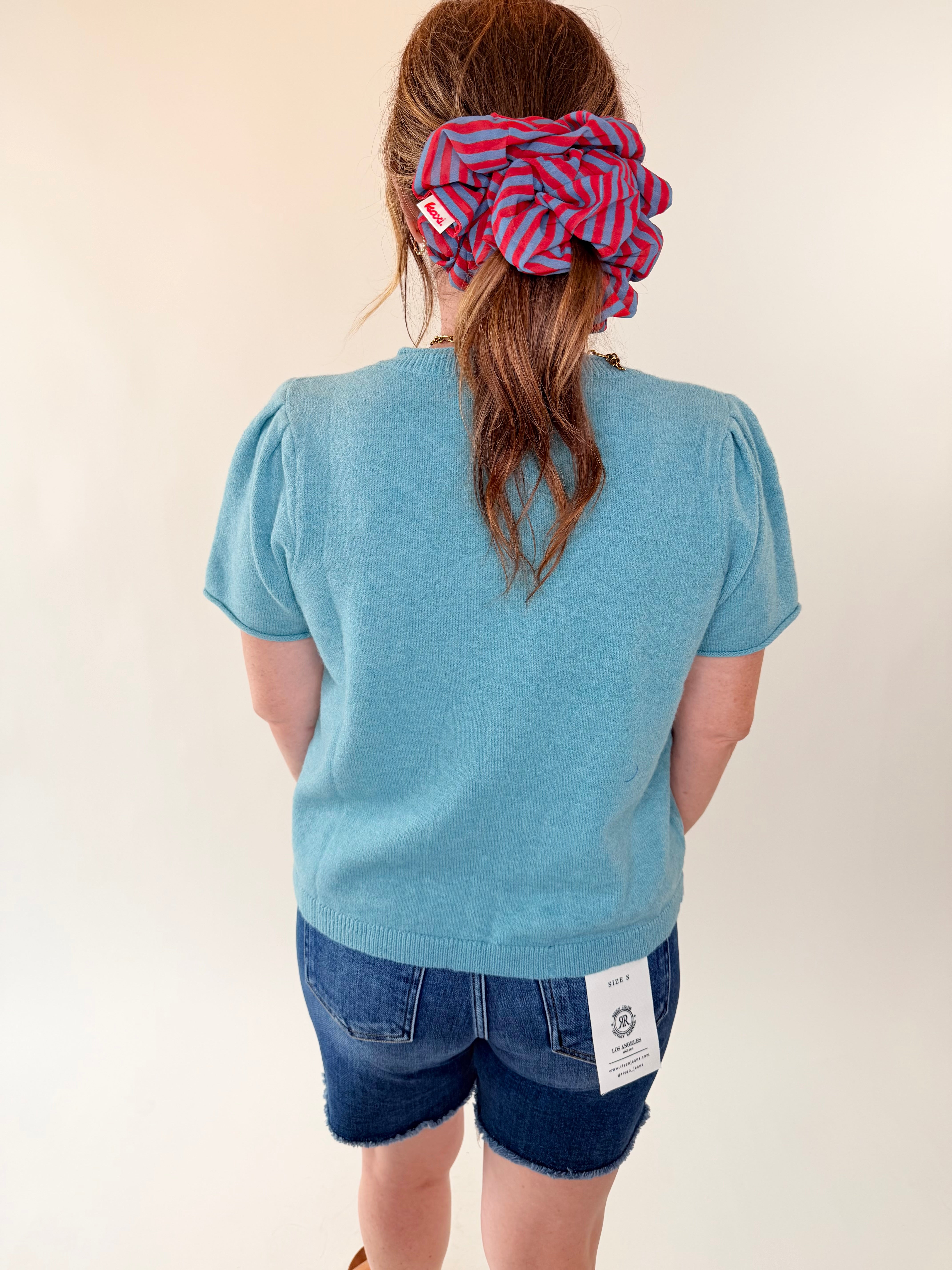 Short Sleeve Sweater Cardigan