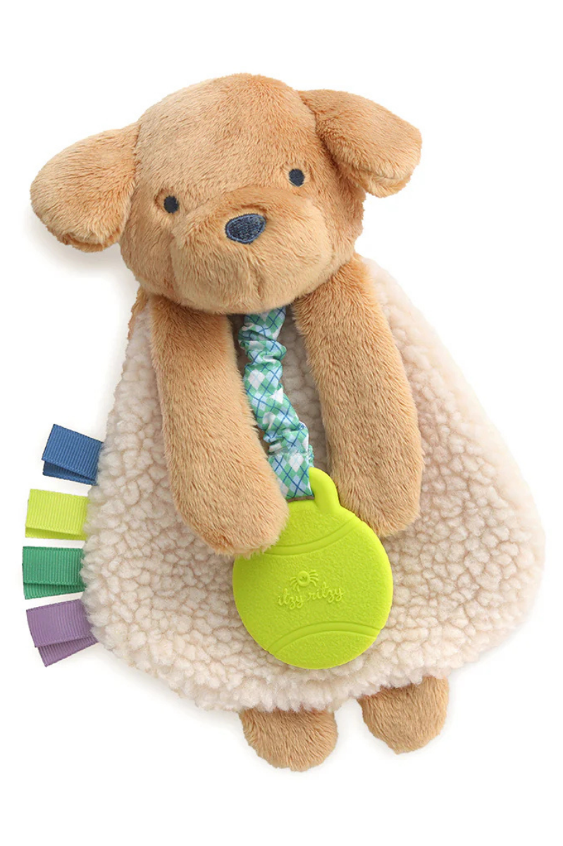Itzy Lovey? Plush and Teether Toy | Trevor the Puppy