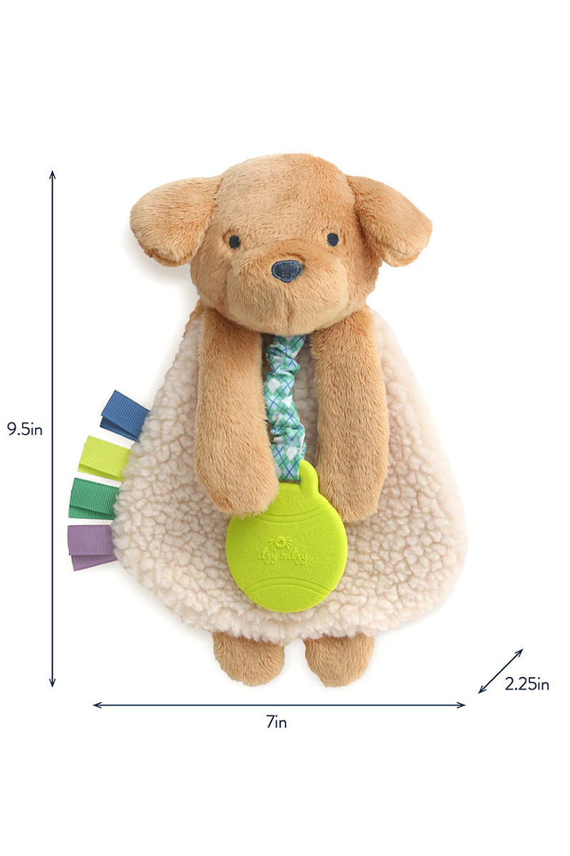 Itzy Lovey? Plush and Teether Toy | Trevor the Puppy