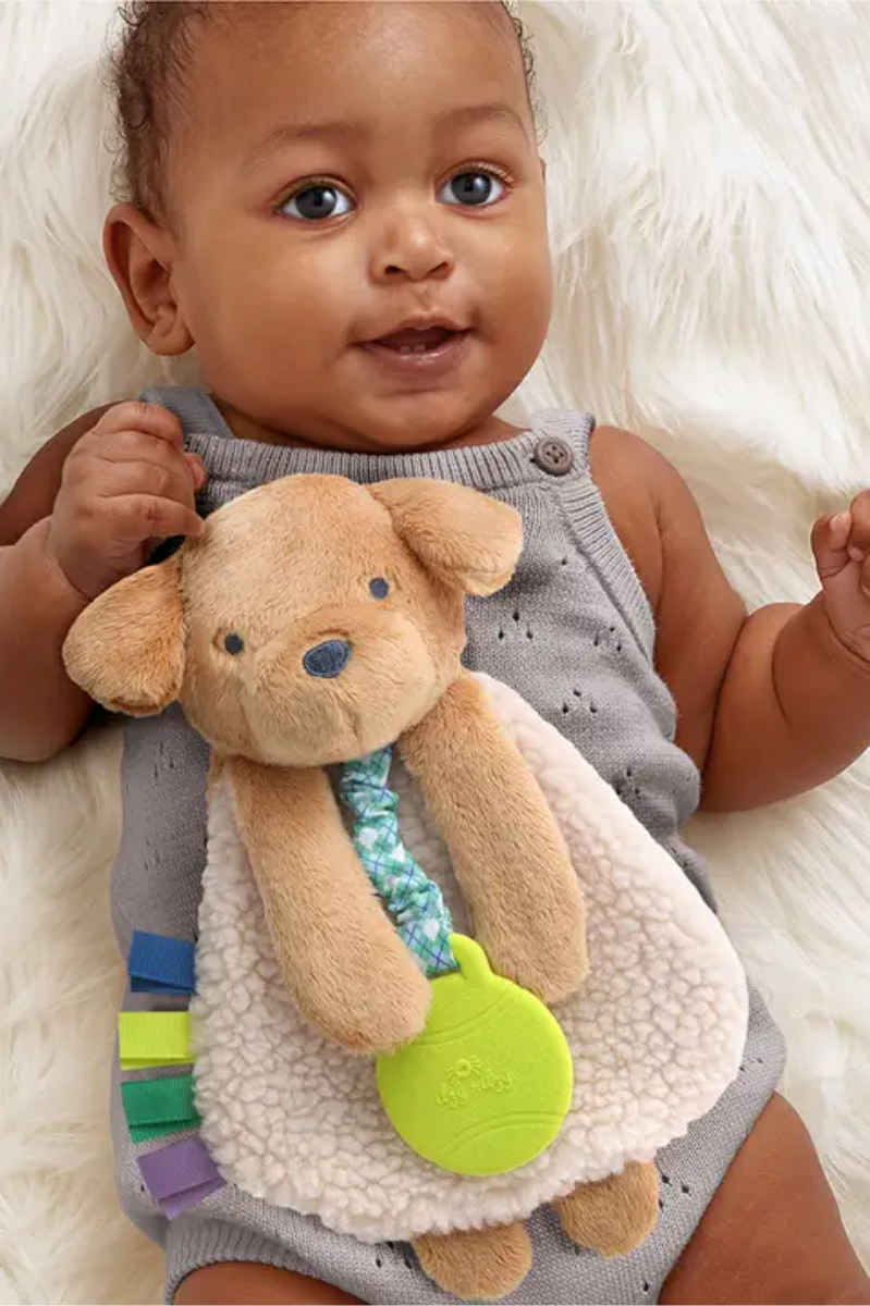 Itzy Lovey? Plush and Teether Toy | Trevor the Puppy