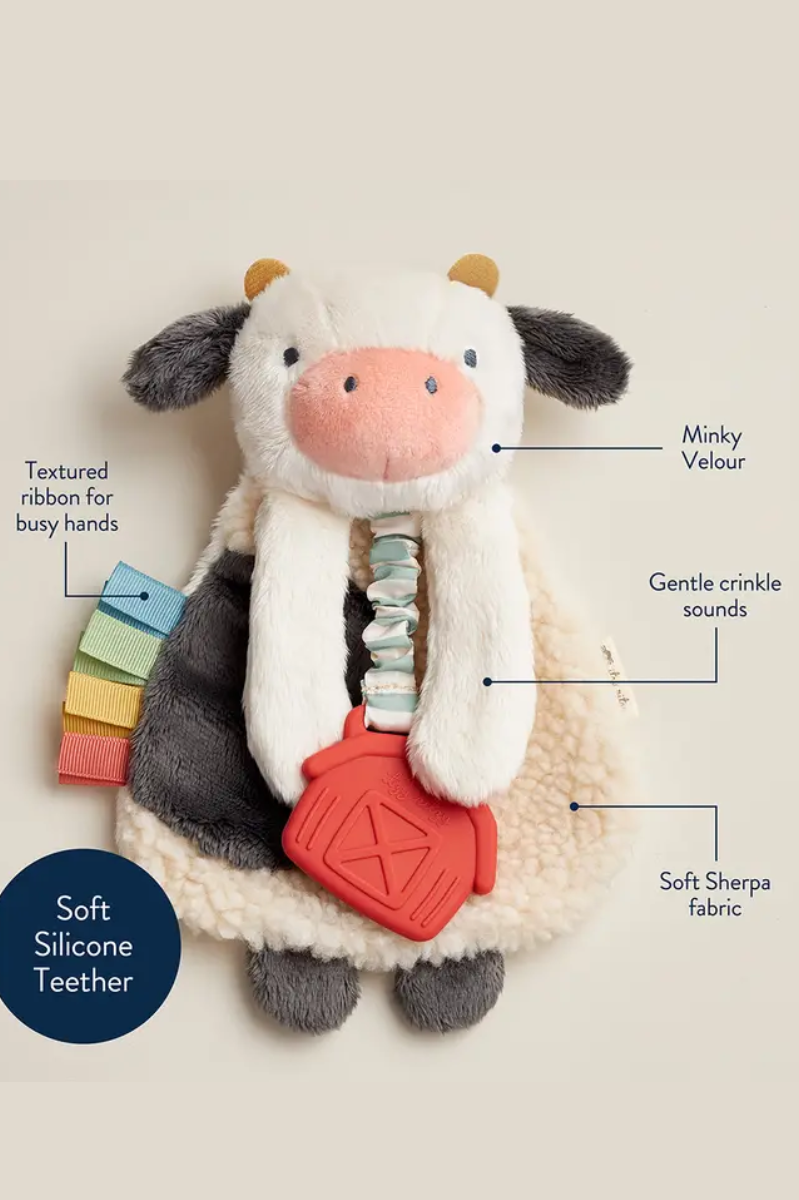 Itzy Lovey? Plush and Teether Toy | Carmen the Cow