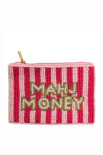 Mahj Money Seed Beaded Coin Purse