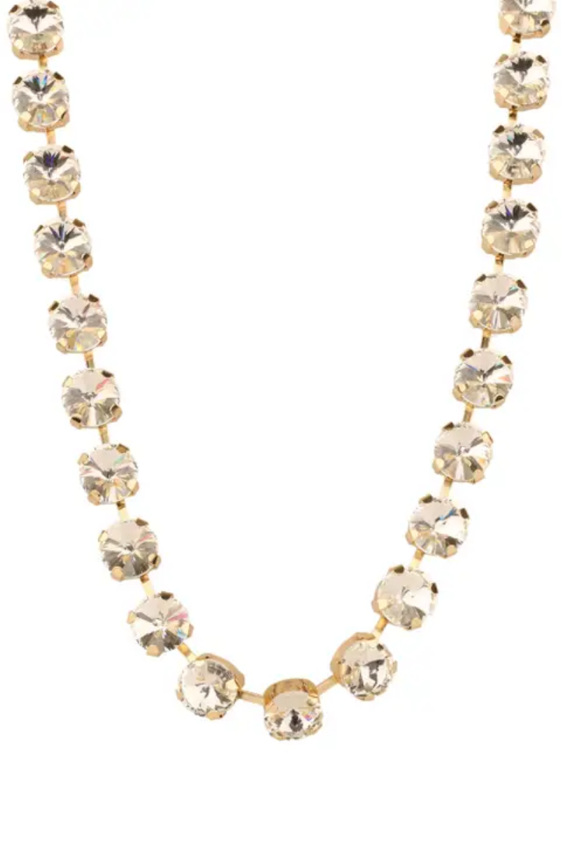 Classic Rhinestone Statement Necklace