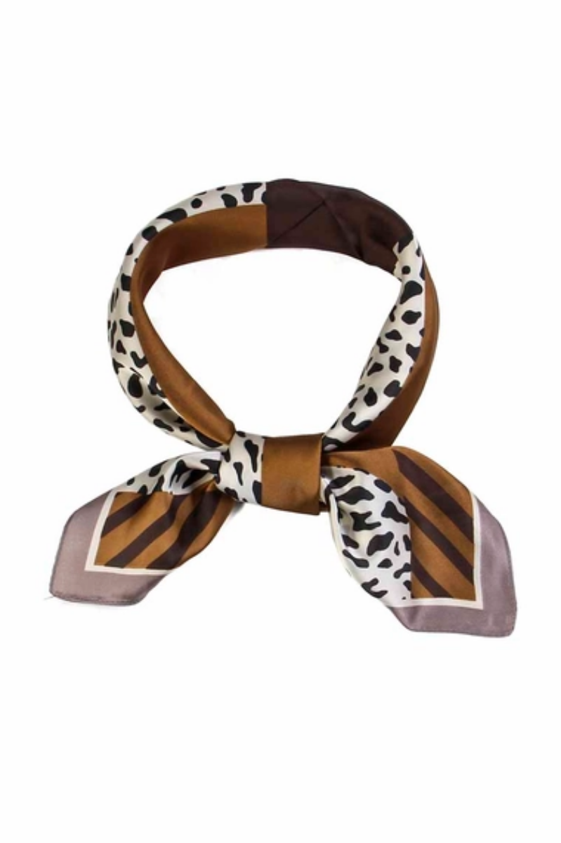 Fashion Leopard Multi-Tone Neck Scarf