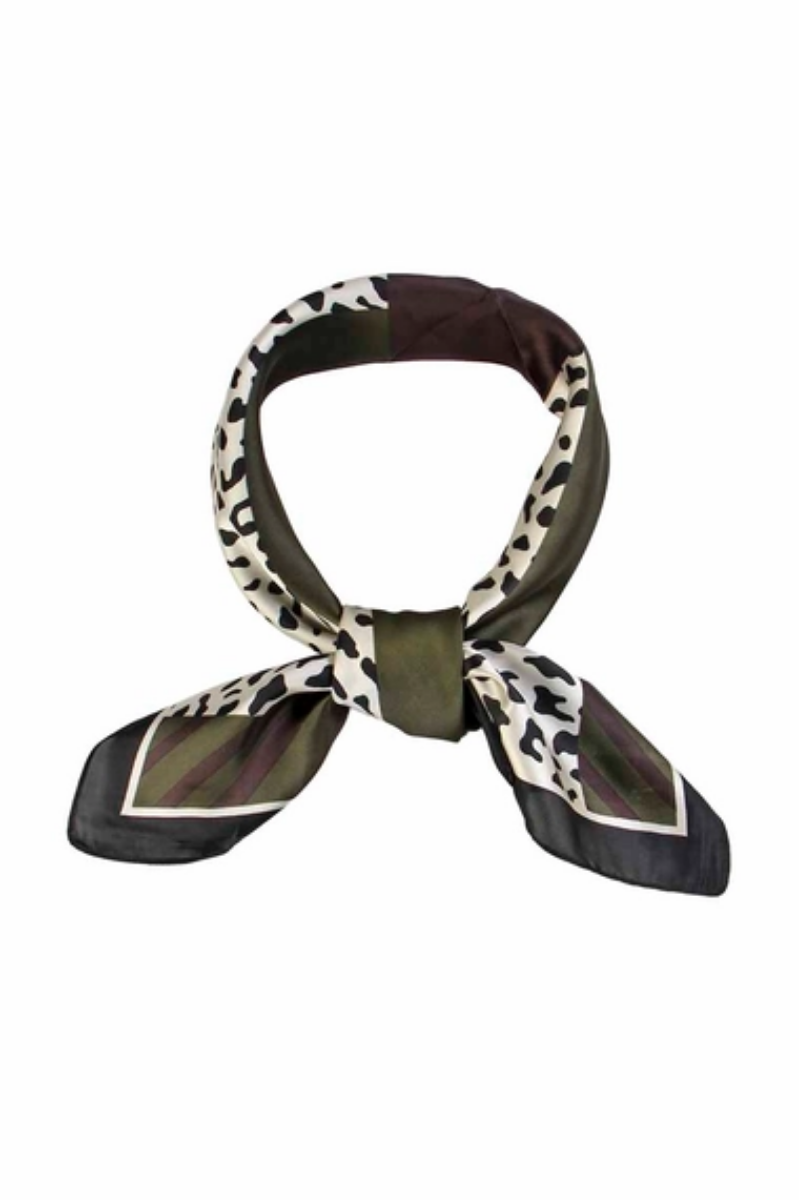 Fashion Leopard Multi-Tone Neck Scarf