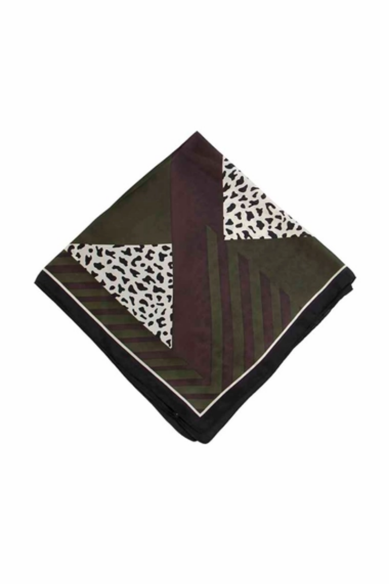 Fashion Leopard Multi-Tone Neck Scarf