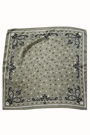 Paisley & Stars Silky Square Scarf