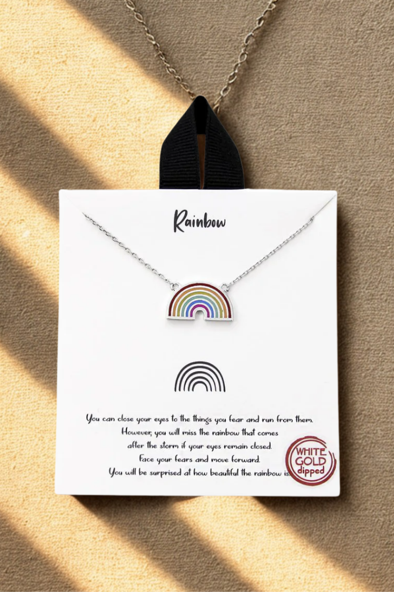 Rainbow Charm Necklace