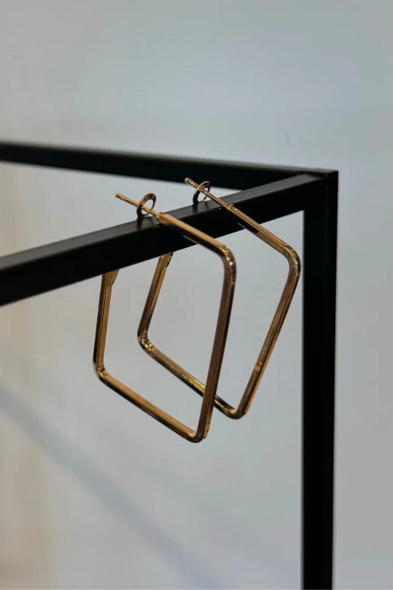 Square Hoop Earrings