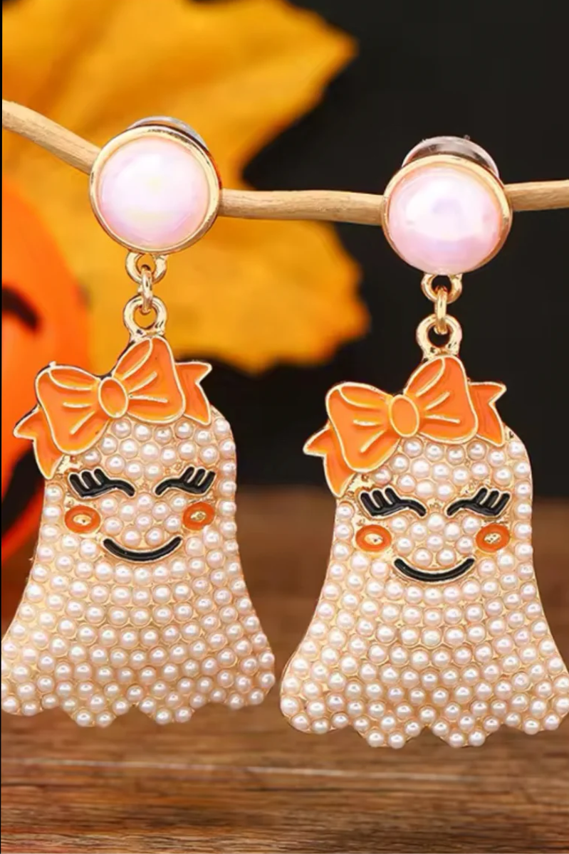 Happy Ghost Earrings