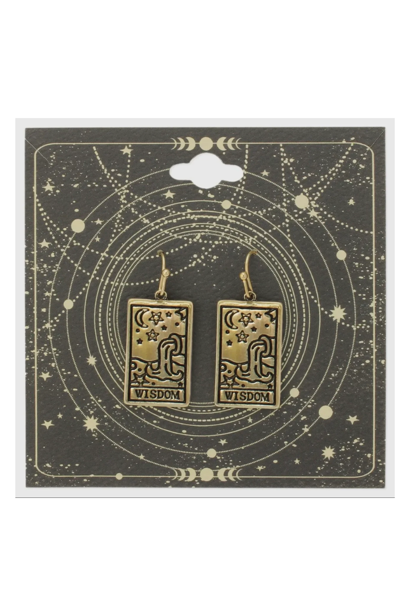 Tarot Card Earrings