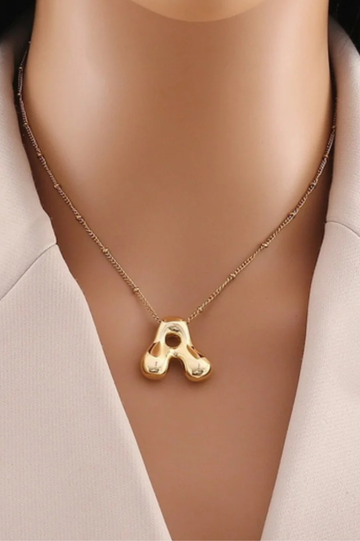 Bubble Letter Necklace