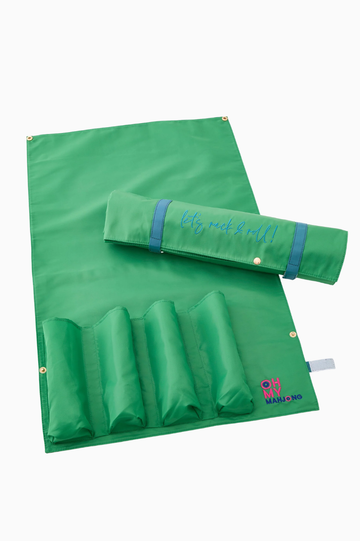 Kelly Green Let's Rack & Roll Bag | Oh My Mahjong