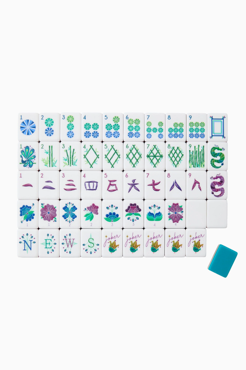 Lagoon Mahjong Tiles | Oh My Mahjong