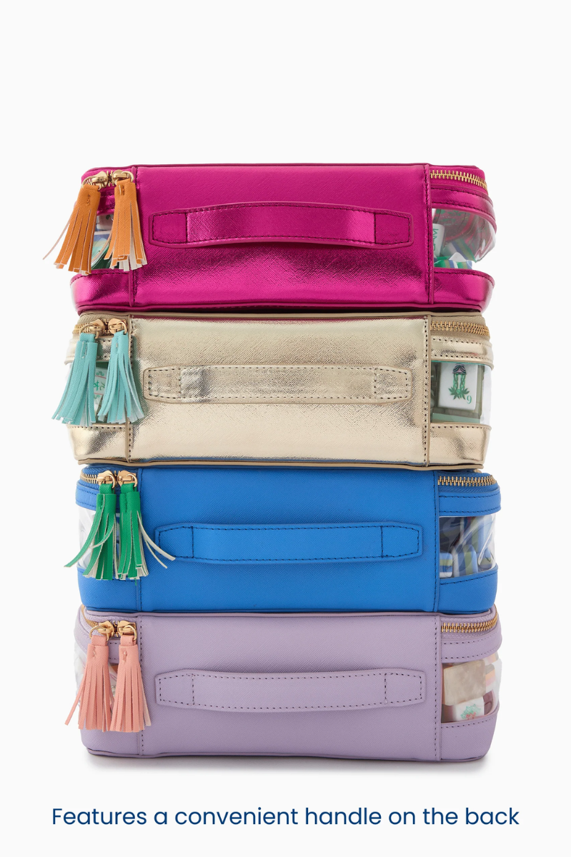Lavender Tile Storage Bag | Oh My Mahjong