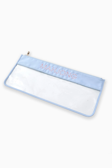 Light Blue Bamboo Mahjong Bag | Oh My Mahjong
