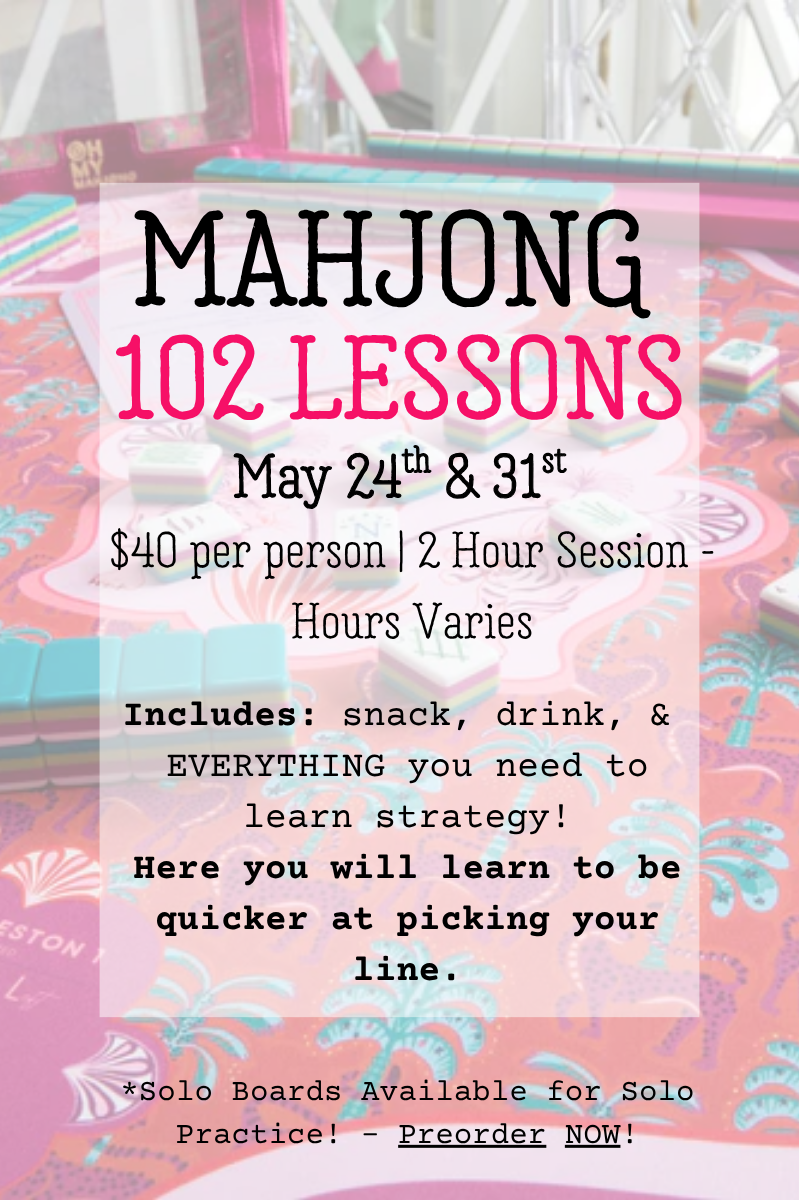 Mahjong 102 Lessons in Mesa, AZ | Intermediate Mahjong Class at The Boutique