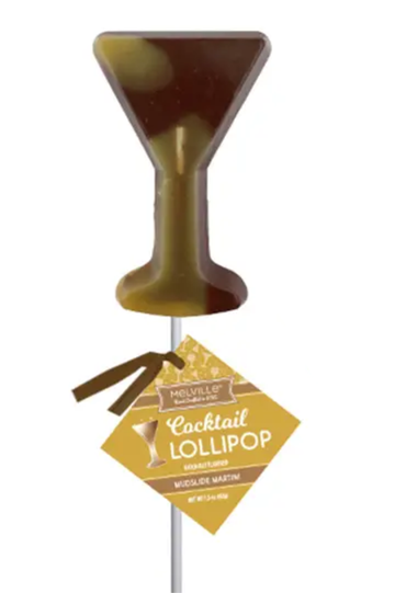 Gourmet Chocolate Cocktail Lollipops | Mudslide Martini