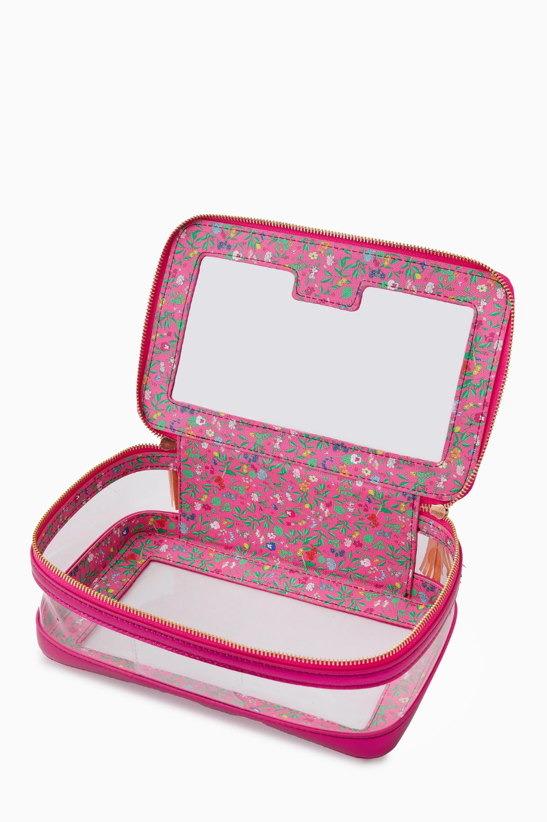 Metallic Pink Tile Storage Bag | Oh My Mahjong